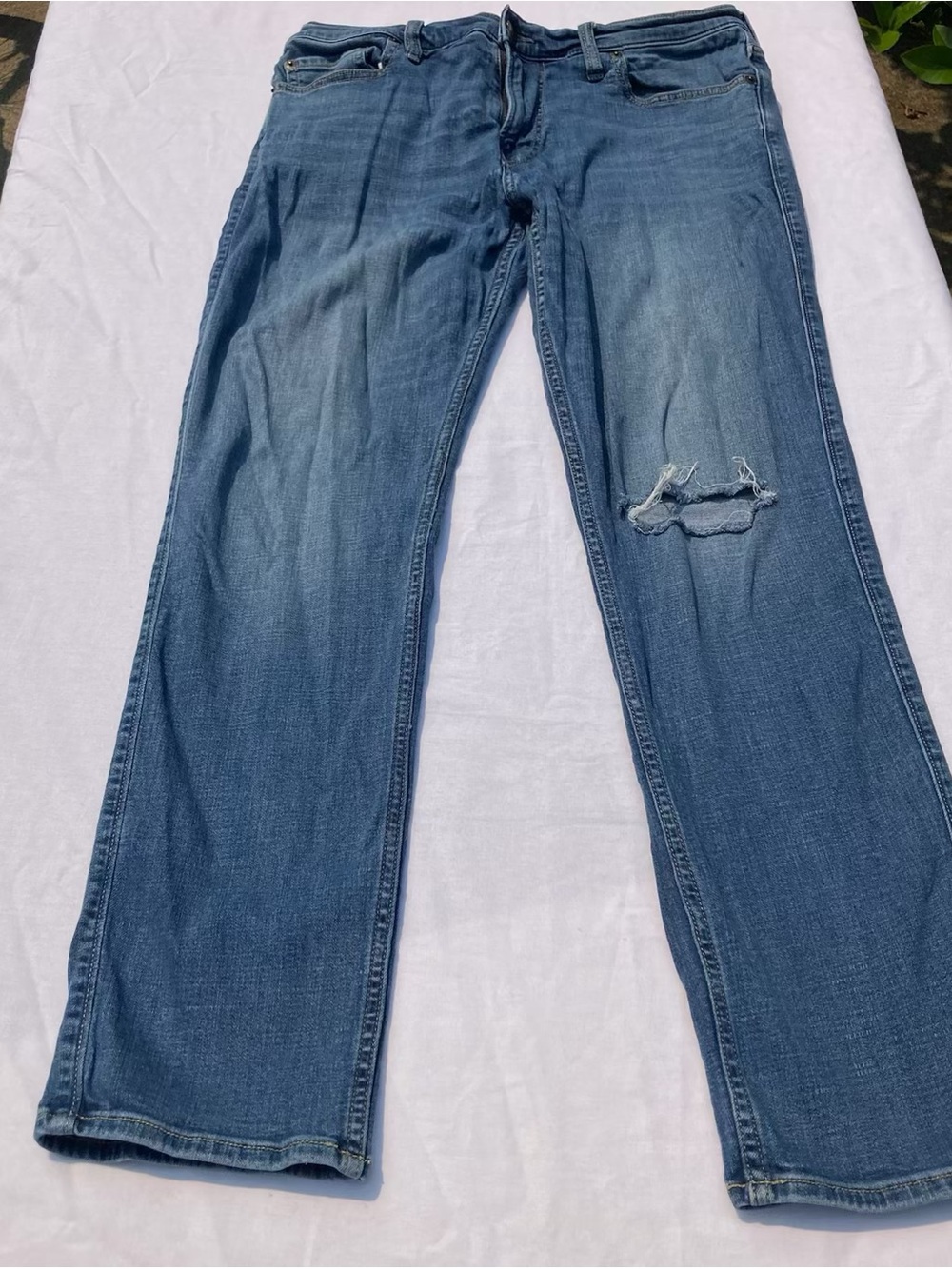 Hollister Skinny Jean Mens 34”x 32”Stonewashed Jeans